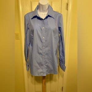 NWOT IZOD Light Blue Button-down No-Iron Shirt, Size: M